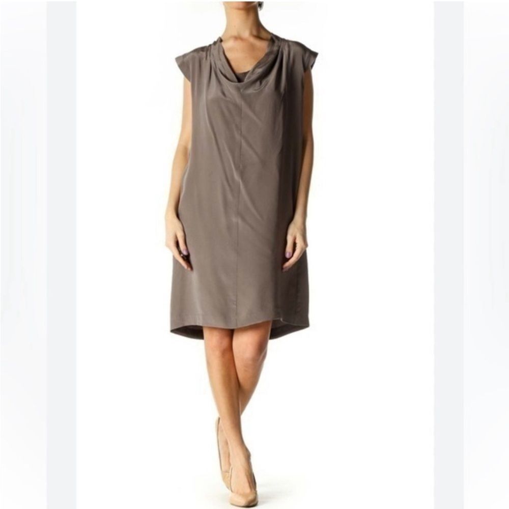 Suzi Chin for Maggy Boutique 100% Silk Sleeveless Dress